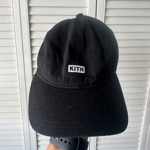 Kith Black Baseball Hat - Used